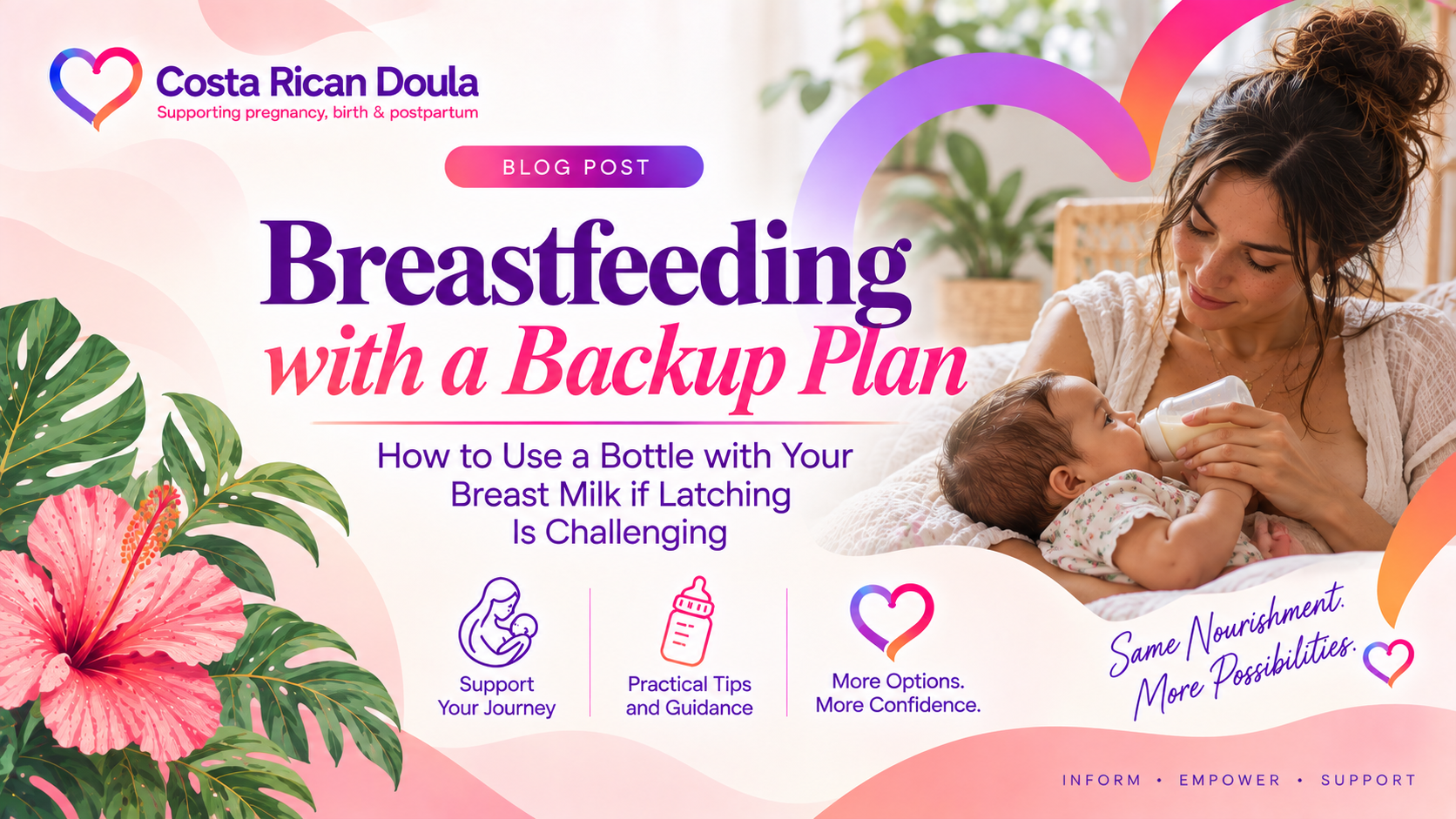 You are currently viewing Breastfeeding With a Bottle: Pumping, Latch Challenges & Building a Breast Milk Stash in Costa Rica